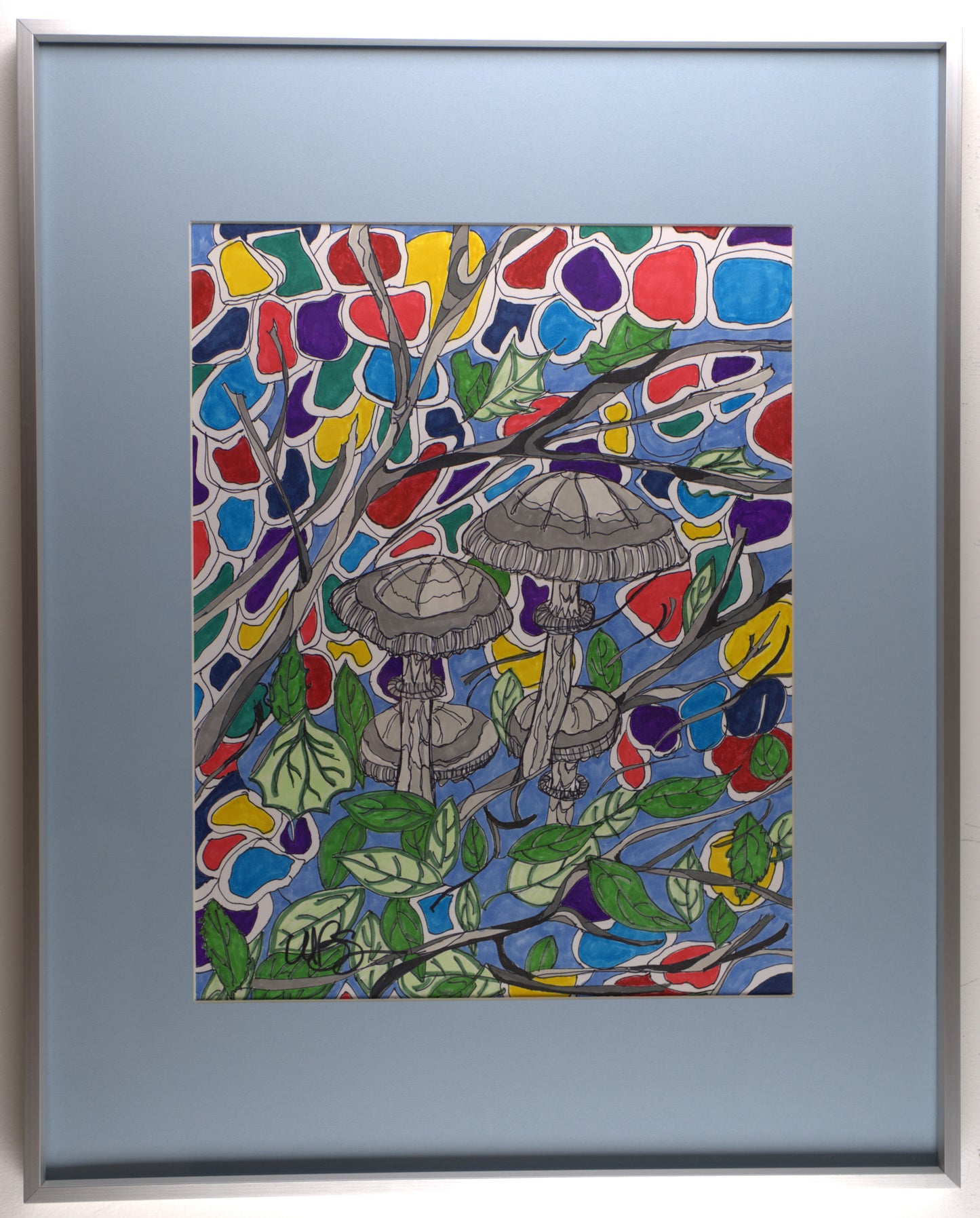 Forests Treasures (Mushrooms and Fall Leaves)